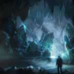 Cave concept art for Starfield