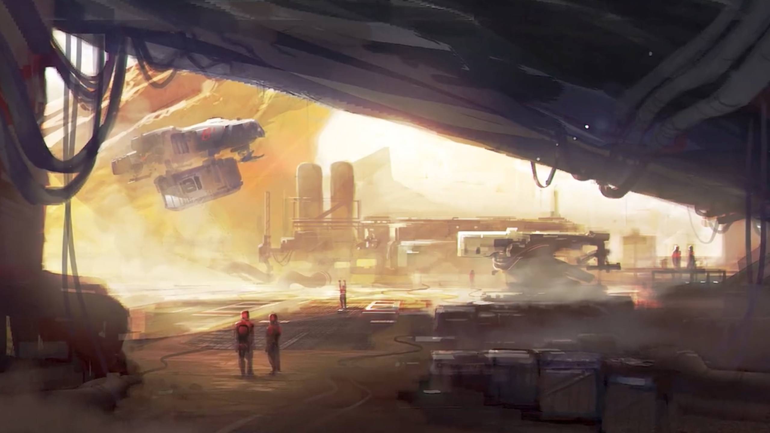 Starfield Concept Art of the United Colonies