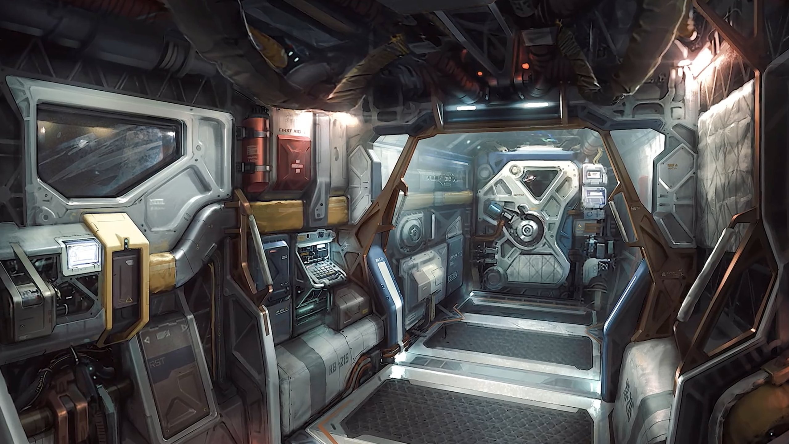 Starfield Concept Art interior spaceship