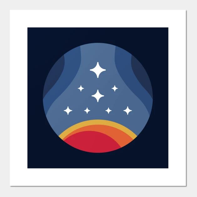 Starfield poster constellation logo